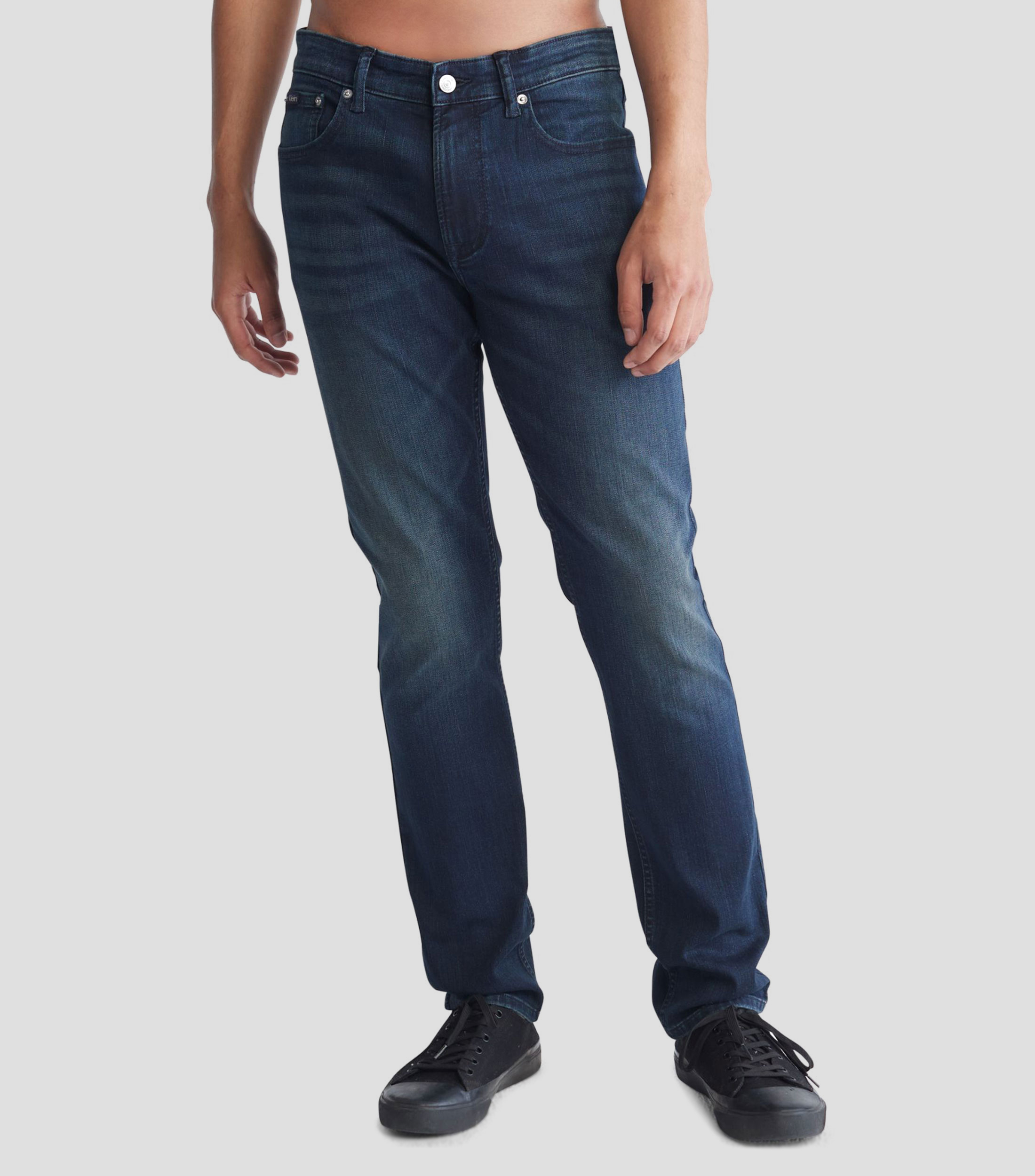 Jeans de corte Slim Azul obscuro Hombre